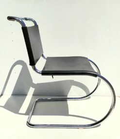 MR 10 Bauhaus Chair Attributed To Ludwig Mies Van Der Rohe For Knoll Inc. / Knoll International, 1970s -PAMONO Sales mr 10 bauhaus chair attributed to ludwig mies van der rohe for knoll inc knoll international 1970s 3