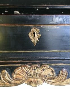 Neo-Classical Elm And Gold Leaf Desk, 1930s -PAMONO Sales neo classical elm and gold leaf desk 1930s 10