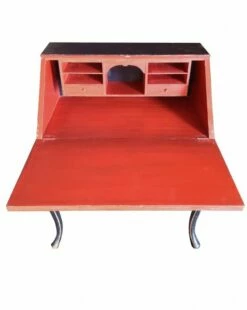 Neo-Classical Elm And Gold Leaf Desk, 1930s -PAMONO Sales neo classical elm and gold leaf desk 1930s 12