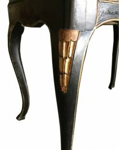 Neo-Classical Elm And Gold Leaf Desk, 1930s -PAMONO Sales neo classical elm and gold leaf desk 1930s 15