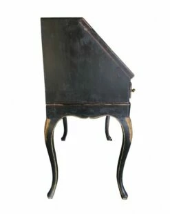 Neo-Classical Elm And Gold Leaf Desk, 1930s -PAMONO Sales neo classical elm and gold leaf desk 1930s 5