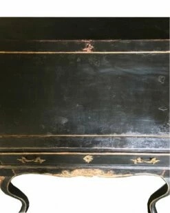 Neo-Classical Elm And Gold Leaf Desk, 1930s -PAMONO Sales neo classical elm and gold leaf desk 1930s 6