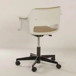Office Chair 2712 With Beige Upholstery By A. Cordemeyer For Gispen, 1970s -PAMONO Sales office chair 2712 with beige upholstery by a cordemeyer for gispen 1970s 6
