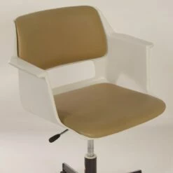 Office Chair 2712 With Beige Upholstery By A. Cordemeyer For Gispen, 1970s -PAMONO Sales office chair 2712 with beige upholstery by a cordemeyer for gispen 1970s 8