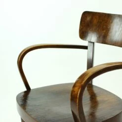 Office Chair With Armrests From Tatra, 1950s -PAMONO Sales office chair with armrests from tatra 1950s 5