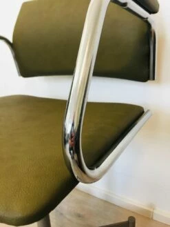 Olive Office Chair From Kovona, 1970s -PAMONO Sales olive office chair from kovona 1970s 10