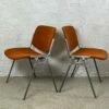 Orange Office Chairs By Giancarlo Piretti For Anonima Castelli, 1980s, Set Of 2 2 Orange Office Chairs By Giancarlo Piretti For Anonima Castelli, 1980s, Set Of 2 -PAMONO Sales orange office chairs by giancarlo piretti for anonima castelli 1980s set of 2 1