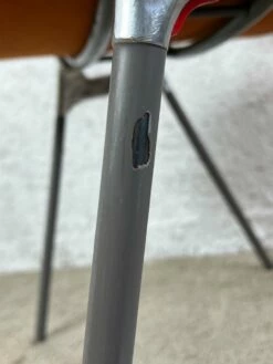 Orange Office Chairs By Giancarlo Piretti For Anonima Castelli, 1980s, Set Of 2 -PAMONO Sales orange office chairs by giancarlo piretti for anonima castelli 1980s set of 2 9