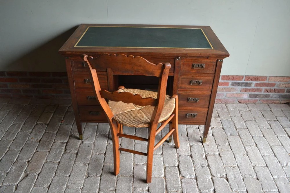 Pallisander Desk With Chair, Set Of 2 3 Pallisander Desk With Chair, Set Of 2