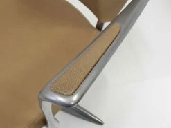 Pivoting Armchairs In Leather And Aluminum, 1970, Set Of 2 19 Pivoting Armchairs In Leather And Aluminum, 1970, Set Of 2 -PAMONO Sales pivoting armchairs in leather and aluminum 1970 set of 2 6