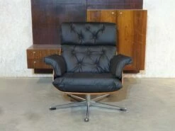 Plywood Black Leather Swivel Chair Attributed To Martin Stoll For Giroflex Ag, 1960s 17 Plywood Black Leather Swivel Chair Attributed To Martin Stoll For Giroflex Ag, 1960s -PAMONO Sales plywood black leather swivel chair attributed to martin stoll for giroflex ag 1960s 10