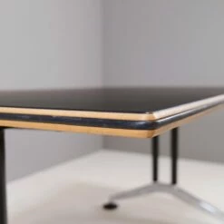 Postmodern Desk In Wood And Linoleum From Wilkhahn -PAMONO Sales postmodern desk in wood and linoleum from wilkhahn 3