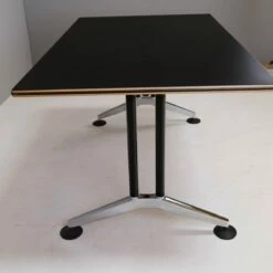 Postmodern Desk In Wood And Linoleum From Wilkhahn -PAMONO Sales postmodern desk in wood and linoleum from wilkhahn 5