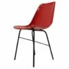 Red Fiberglass Dining Or Desk Chair, Czechoslovakia, 1960s 2 Red Fiberglass Dining Or Desk Chair, Czechoslovakia, 1960s -PAMONO Sales red fiberglass dining or desk chair czechoslovakia 1960s 1