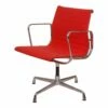 Red Hopsak Fabric EA-108 Chair By Charles Eames For Vitra -PAMONO Sales red hopsak fabric ea 108 chair by charles eames for vitra 1
