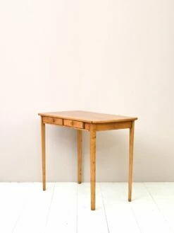 Scandinavian Desk In Birch, 1960s -PAMONO Sales scandinavian desk in birch 1960s 5