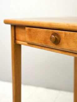 Scandinavian Desk In Birch, 1960s -PAMONO Sales scandinavian desk in birch 1960s 8