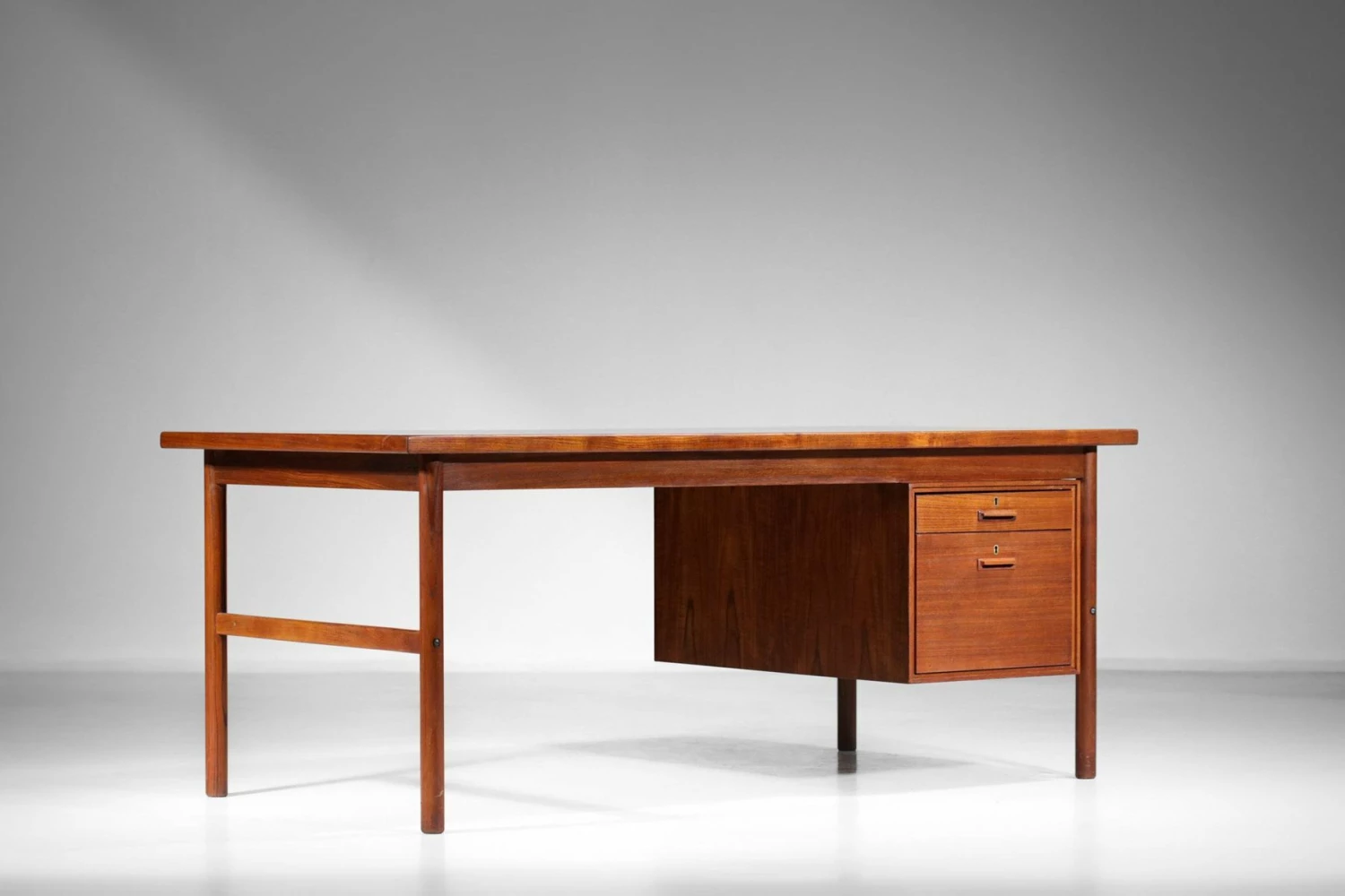 Scandinavian Teak Desk, 1960s 13 Scandinavian Teak Desk, 1960s - Image 11