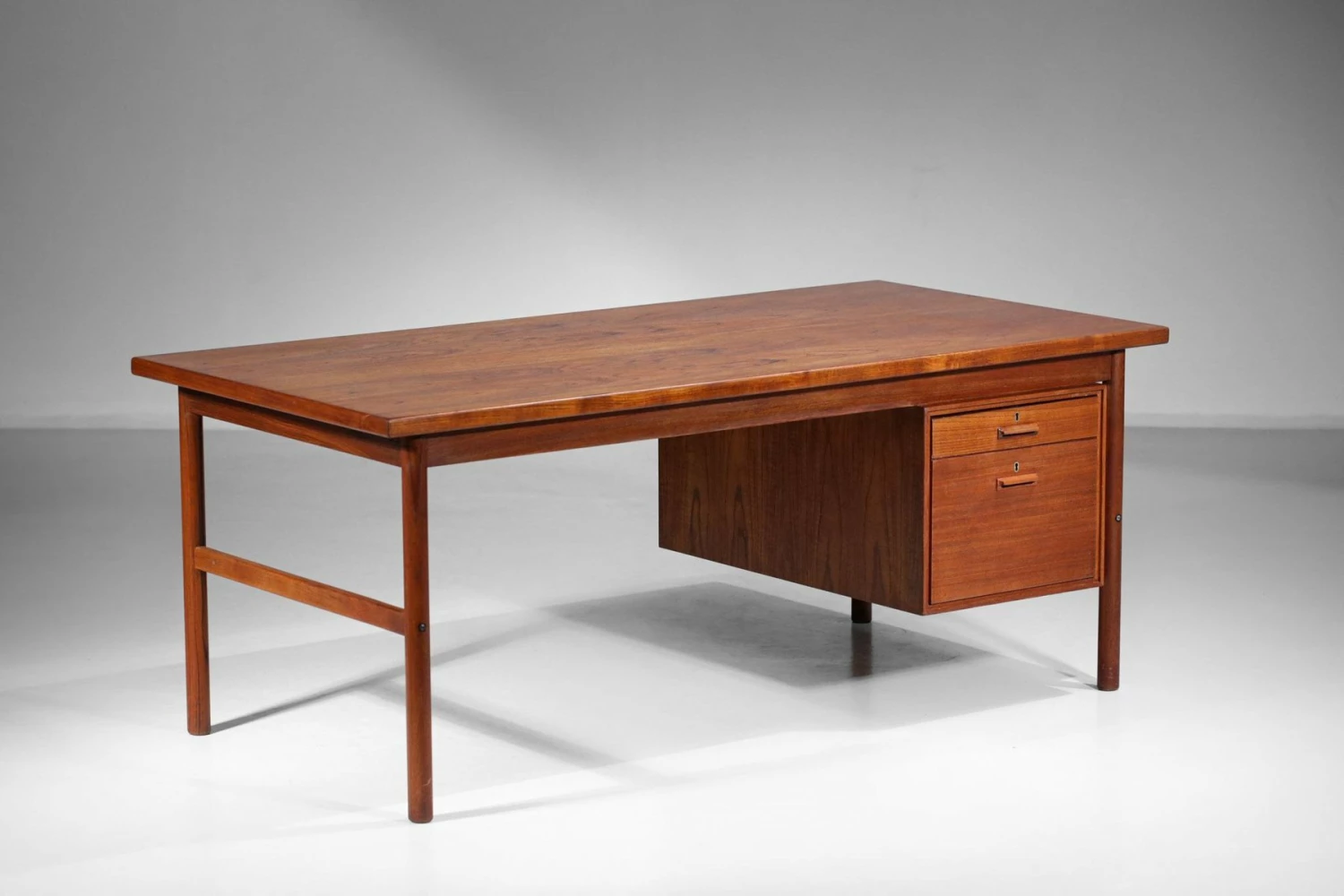 Scandinavian Teak Desk, 1960s 14 Scandinavian Teak Desk, 1960s - Image 12