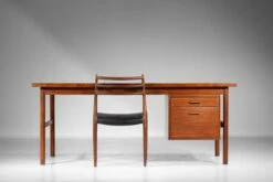 Scandinavian Teak Desk, 1960s 19 Scandinavian Teak Desk, 1960s -PAMONO Sales scandinavian teak desk 1960s 2