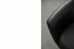 Scandinavian Vintage Black Swivel Chairs, 1970s, Set Of 2 -PAMONO Sales scandinavian vintage black swivel chairs 1970s set of 2 14