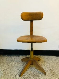 School Swivel Chair By Albert Stoll For Stoll Giroflex, 1950s -PAMONO Sales school swivel chair by albert stoll for stoll giroflex 1950s 4
