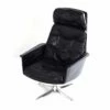 Sedia Swivel Chair In Black Leather Attributed To Horst Brüning For Cor, 1960s 1 Sedia Swivel Chair In Black Leather Attributed To Horst Brüning For Cor, 1960s -PAMONO Sales sedia swivel chair in black leather attributed to horst bruening for cor 1960s 1