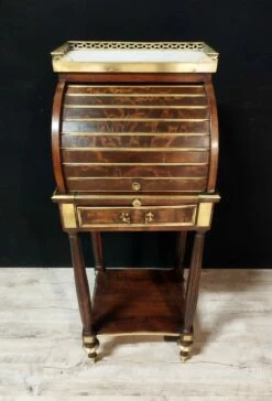 Small Louis XVI Cylinder Desk -PAMONO Sales small louis xvi cylinder desk 7