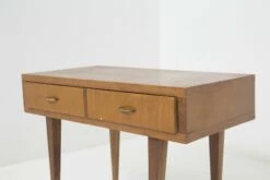 Small Mid-Century Italian Wooden Desk, 1950s 9 Small Mid-Century Italian Wooden Desk, 1950s -PAMONO Sales small mid century italian wooden desk 1950s 3