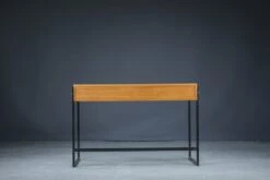 Small Mid-Century Teak Desk, 1970 -PAMONO Sales small mid century teak desk 1970 9