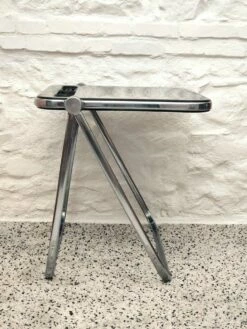 Space Age Italian Platone Folding Desk In Ebony By Giancarlo Piretti For Castelli, 1960s -PAMONO Sales space age italian platone folding desk in ebony by giancarlo piretti for castelli 1960s 5