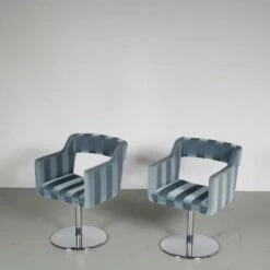 Swedish Swivel Chairs, 1980s, Set Of 2