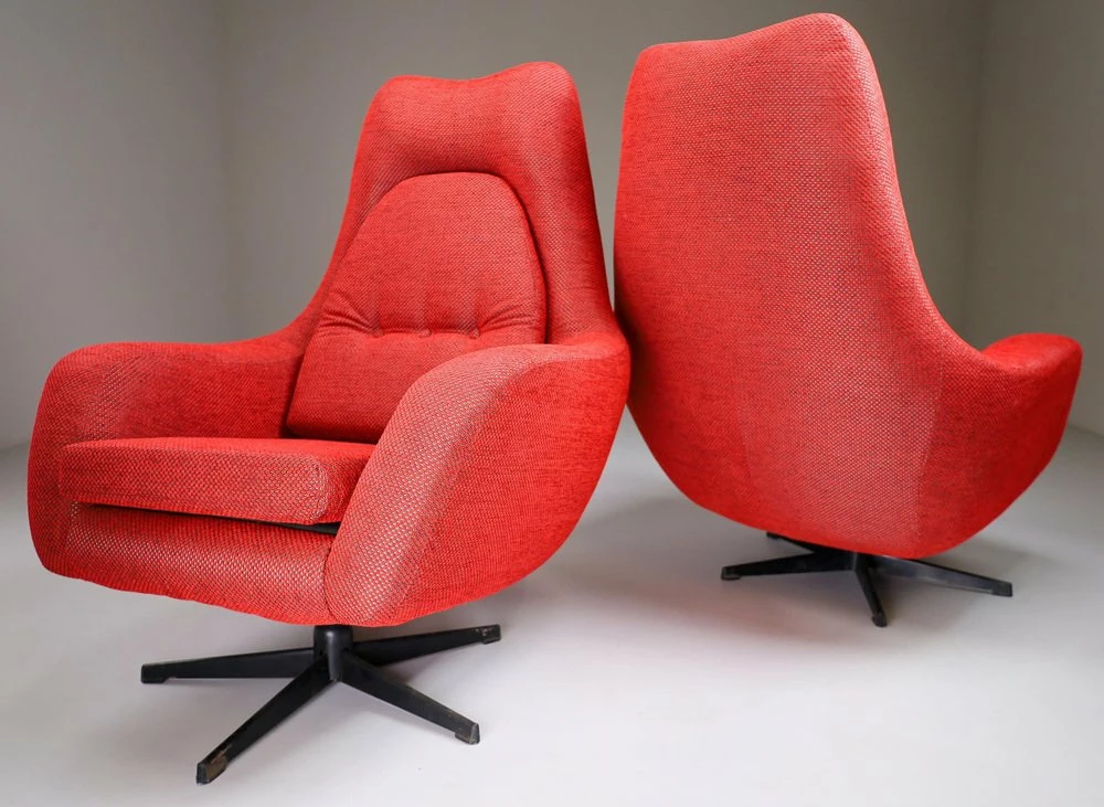 Swivel Chairs, Czech Republic, 1970s, Set Of 2 6 Swivel Chairs, Czech Republic, 1970s, Set Of 2 - Image 4
