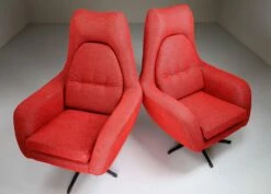 Swivel Chairs, Czech Republic, 1970s, Set Of 2 16 Swivel Chairs, Czech Republic, 1970s, Set Of 2 -PAMONO Sales swivel chairs czech republic 1970s set of 2 5