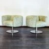 Swivel Chairs In Steel By Carter, Set Of 2 -PAMONO Sales swivel chairs in steel by carter set of 2 1
