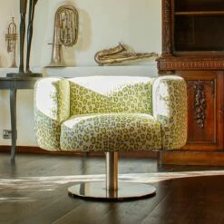 Swivel Chairs In Steel By Carter, Set Of 2 -PAMONO Sales swivel chairs in steel by carter set of 2 4