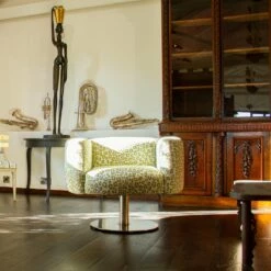 Swivel Chairs In Steel By Carter, Set Of 2 -PAMONO Sales swivel chairs in steel by carter set of 2 8