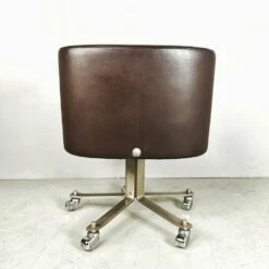 Swivel Leather Armchair By Giulio Moscatelli For Formanova, 1970 -PAMONO Sales swivel leather armchair by giulio moscatelli for formanova 1970 5