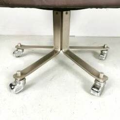 Swivel Leather Armchair By Giulio Moscatelli For Formanova, 1970 -PAMONO Sales swivel leather armchair by giulio moscatelli for formanova 1970 8