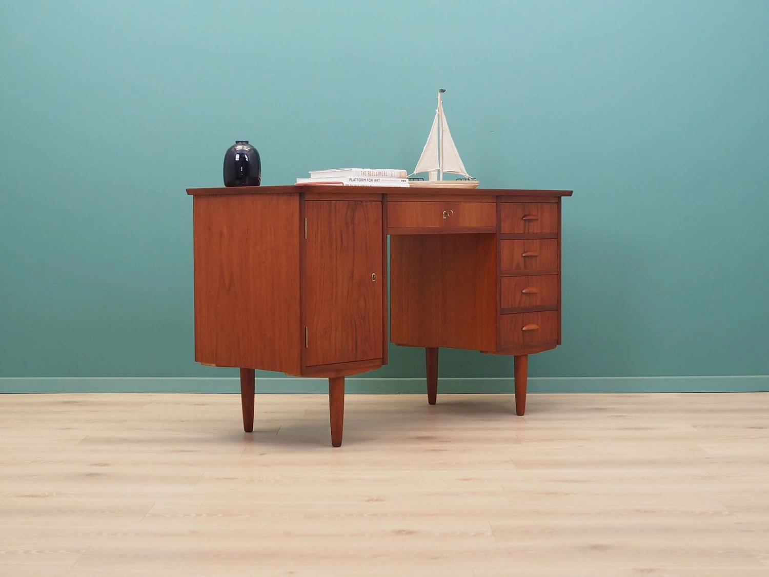 Teak Desk, Denmark, 1970s 9 Teak Desk, Denmark, 1970s - Image 7