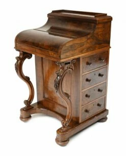 Victorian Davenport Desk With Pop Up Mechanism, 1860s