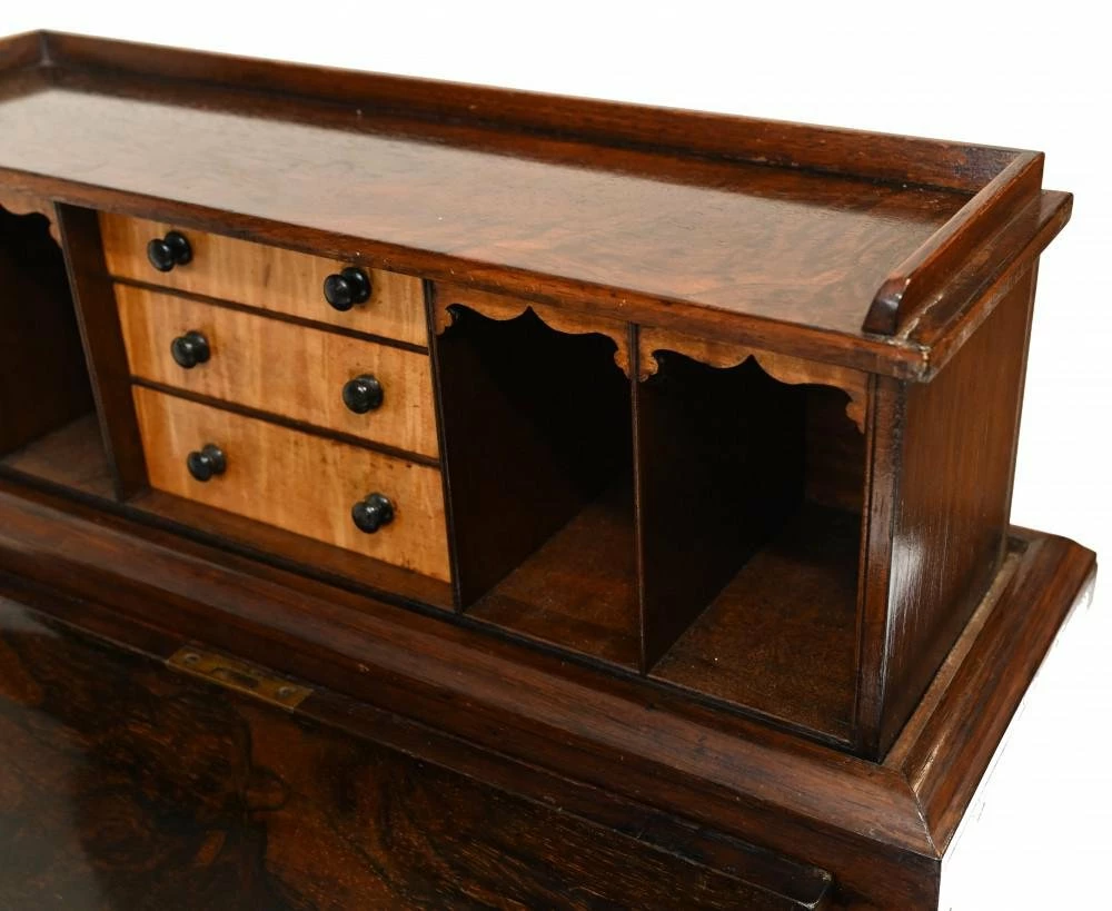 Victorian Davenport Desk With Pop Up Mechanism, 1860s 13 Victorian Davenport Desk With Pop Up Mechanism, 1860s - Image 11