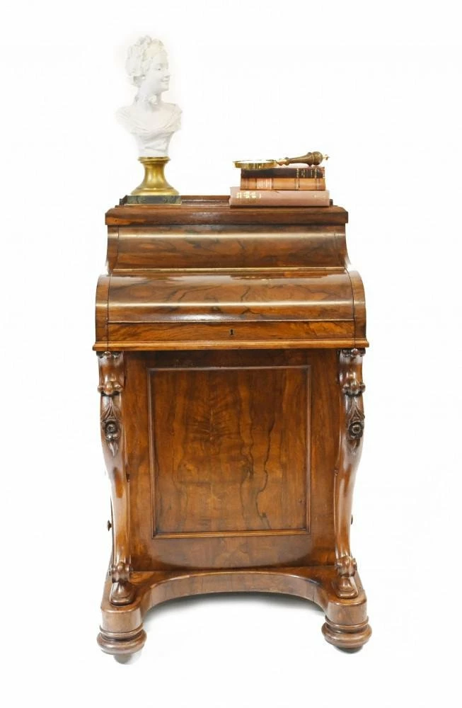 Victorian Davenport Desk With Pop Up Mechanism, 1860s 4 Victorian Davenport Desk With Pop Up Mechanism, 1860s - Image 2