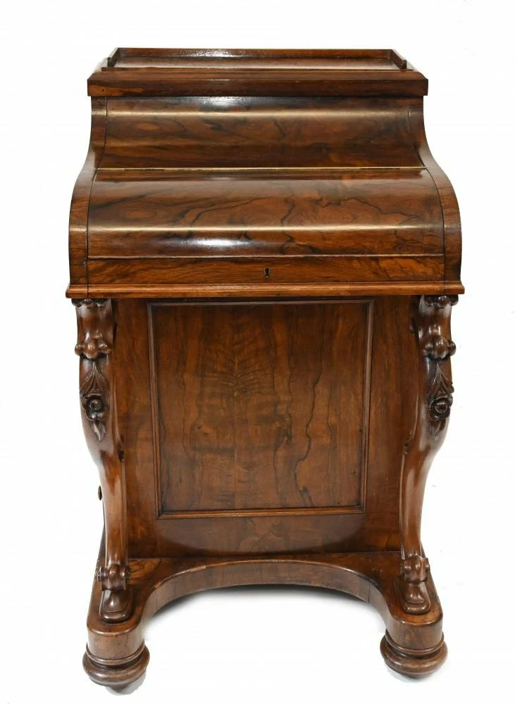 Victorian Davenport Desk With Pop Up Mechanism, 1860s 6 Victorian Davenport Desk With Pop Up Mechanism, 1860s - Image 4