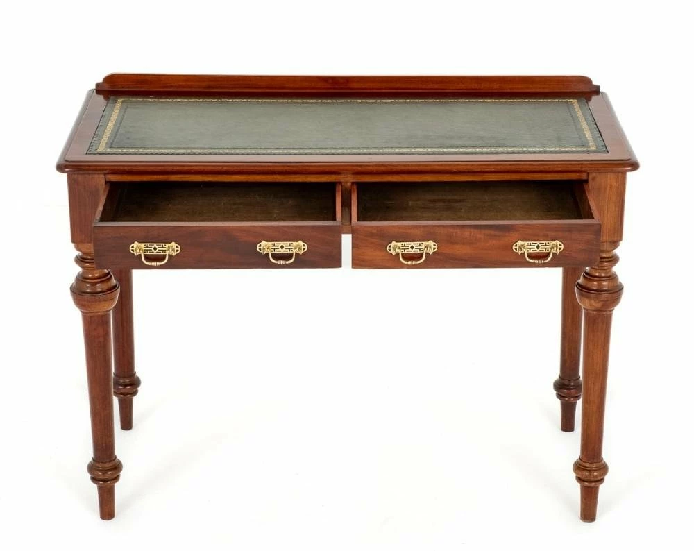Victorian Desk In Mahogany With Knee Hole, 1850s 10 Victorian Desk In Mahogany With Knee Hole, 1850s - Image 8