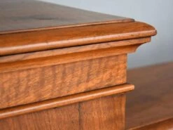 Victorian Open Bookcase In Walnut, 1870 -PAMONO Sales victorian open bookcase in walnut 1870 11