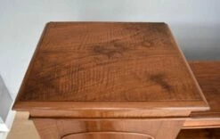 Victorian Open Bookcase In Walnut, 1870 -PAMONO Sales victorian open bookcase in walnut 1870 8