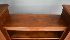 Victorian Open Bookcase In Walnut, 1870 -PAMONO Sales victorian open bookcase in walnut 1870 9