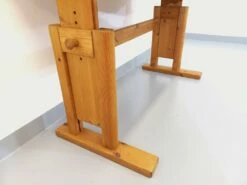 Vintage Adjustable Pine Architect Desk, 1980s -PAMONO Sales vintage adjustable pine architect desk 1980s 15