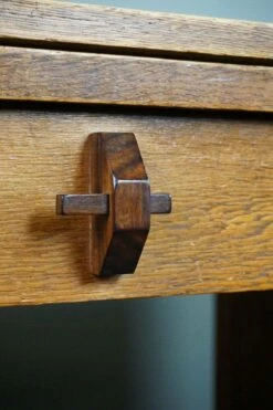 Vintage Amsterdam School Desk -PAMONO Sales vintage amsterdam school desk 9